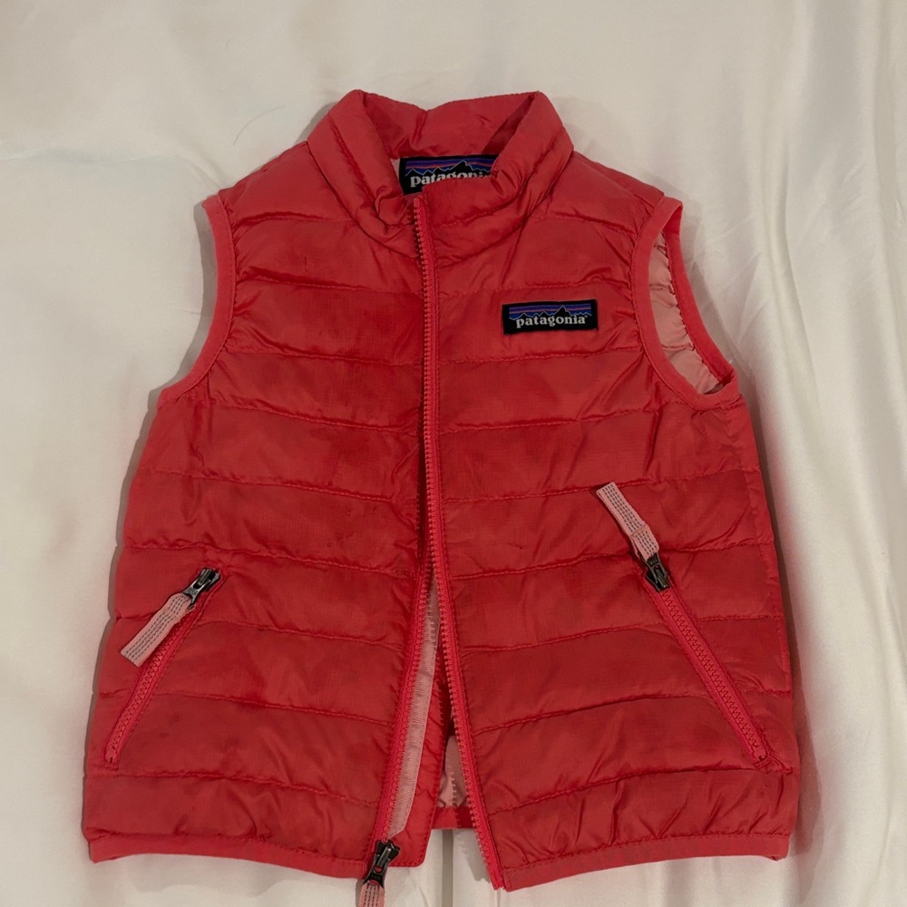 Kids patagonia pink Vest